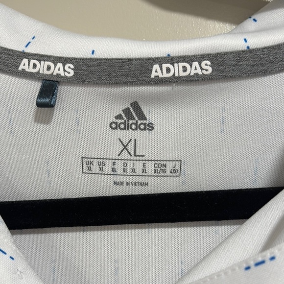 Adidas Men's White Polo Shirt - Picture 2 of 3